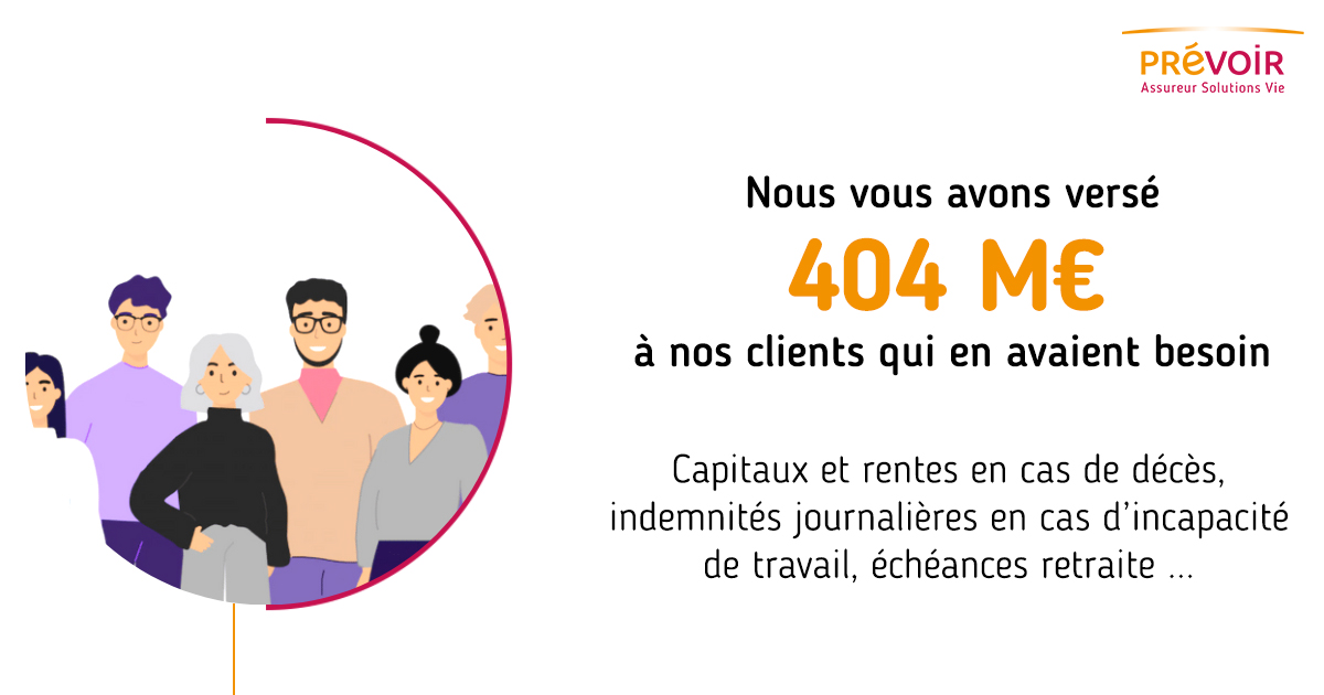 versements à nos clients