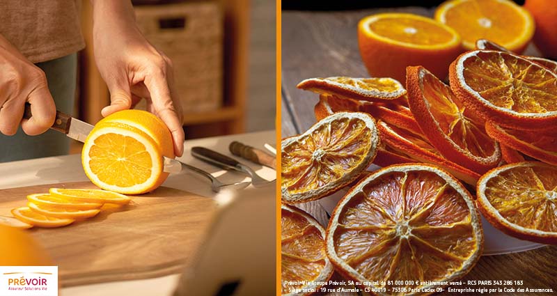 illustration oranges séchées