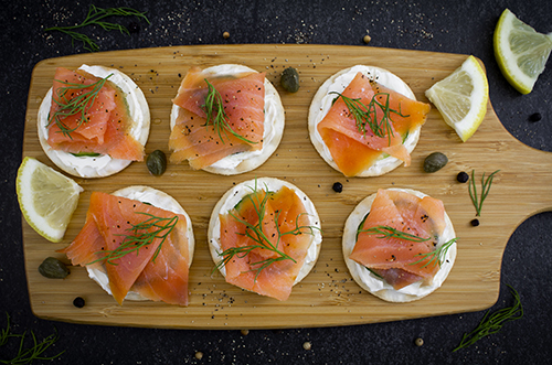 blinis et tartinade