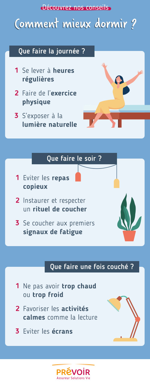 infographie bien dormir