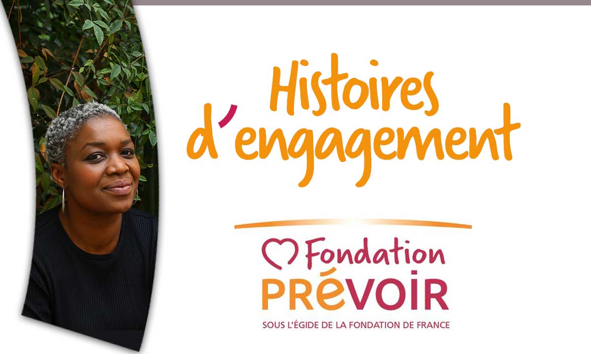 histoires d'engagement - logo Fondation Prévoir - portrait de l'interviewée