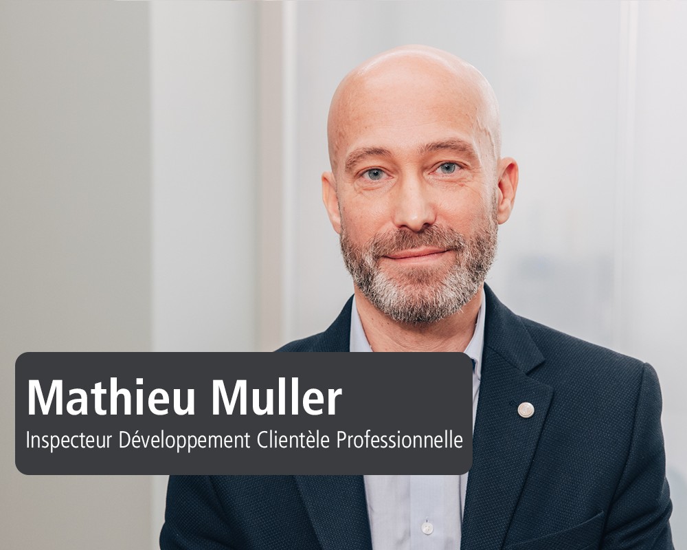 Photo de Mathieu Muller, Inspecteur développement clientèle professionnelle