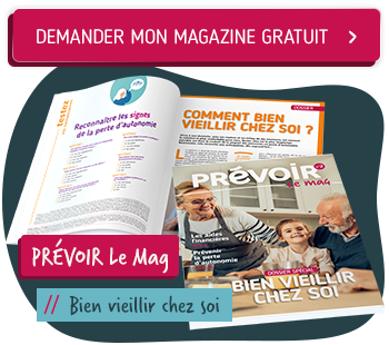 Visuel qui redirige vers le magazine bien vieillir chez soi