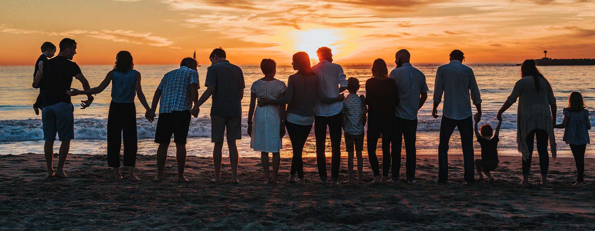 famille en bord de mer